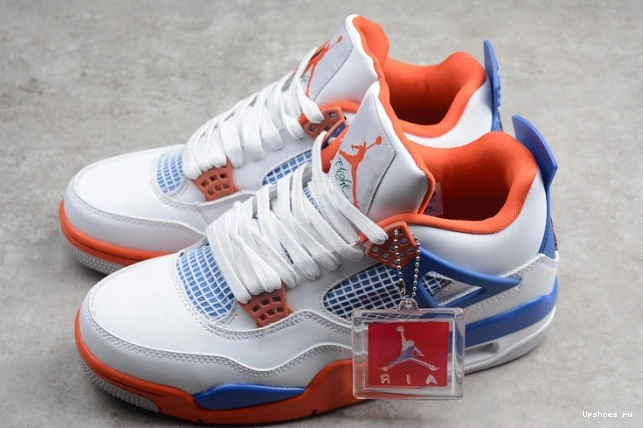 Jordan Retro OG 4 White Orange Blue Air 308497-171 0328